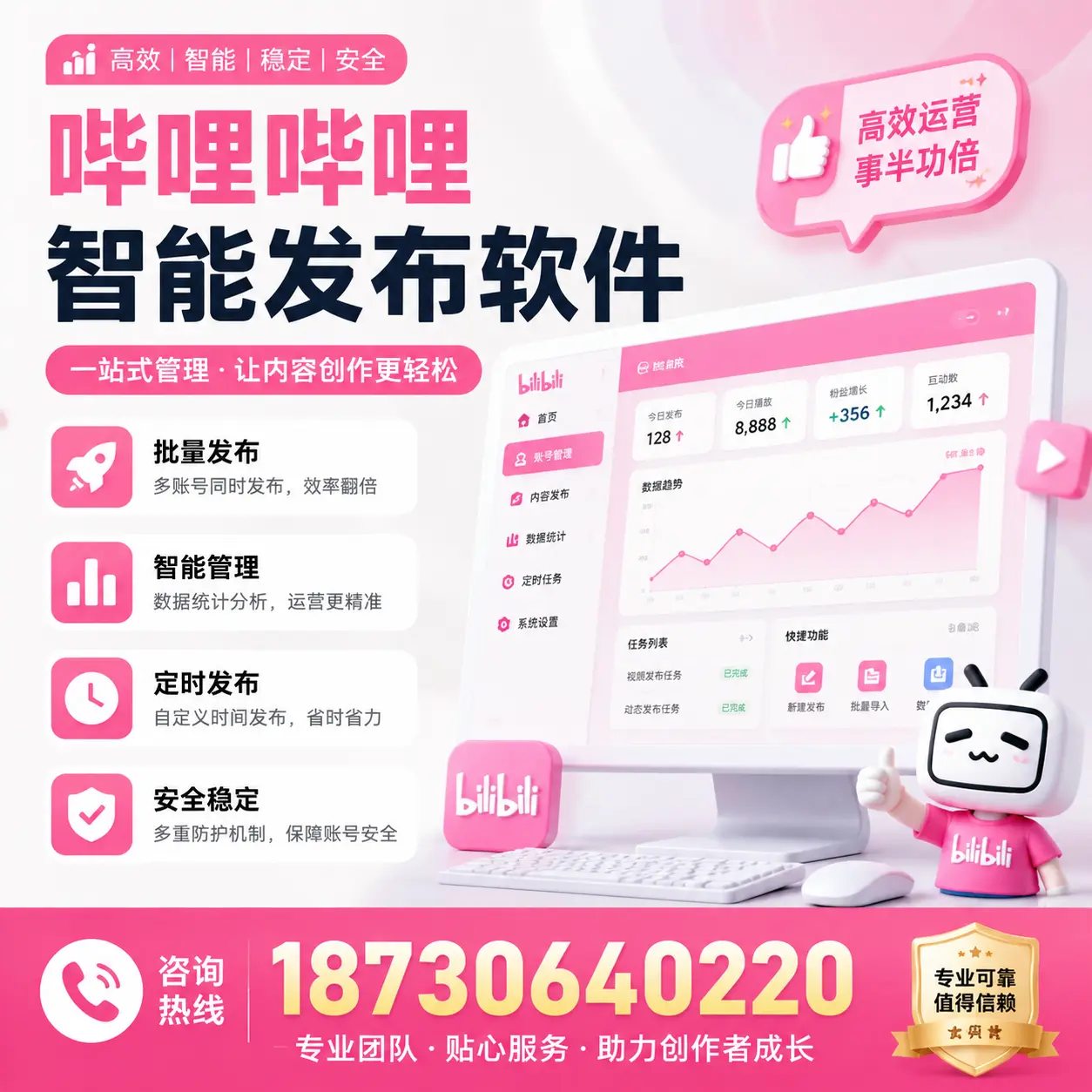 如何评估哔哩哔哩智能发布软件的ROI？泸州 企业必读